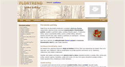 Desktop Screenshot of flortrend.cz